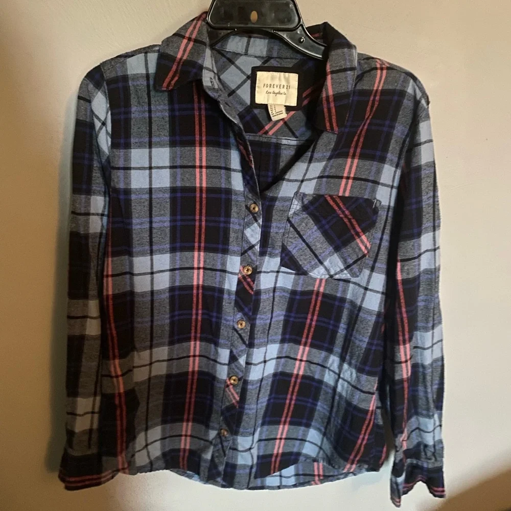 Women’s Multi-Colored Flannel - Picture 1 of 3